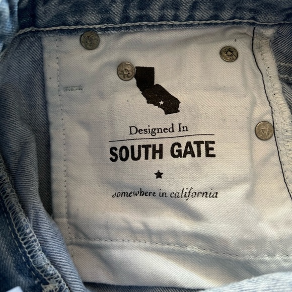 Ag Adriano Goldschmied Lt. Blue Size 24R Straight Leg - Picture 10 of 10